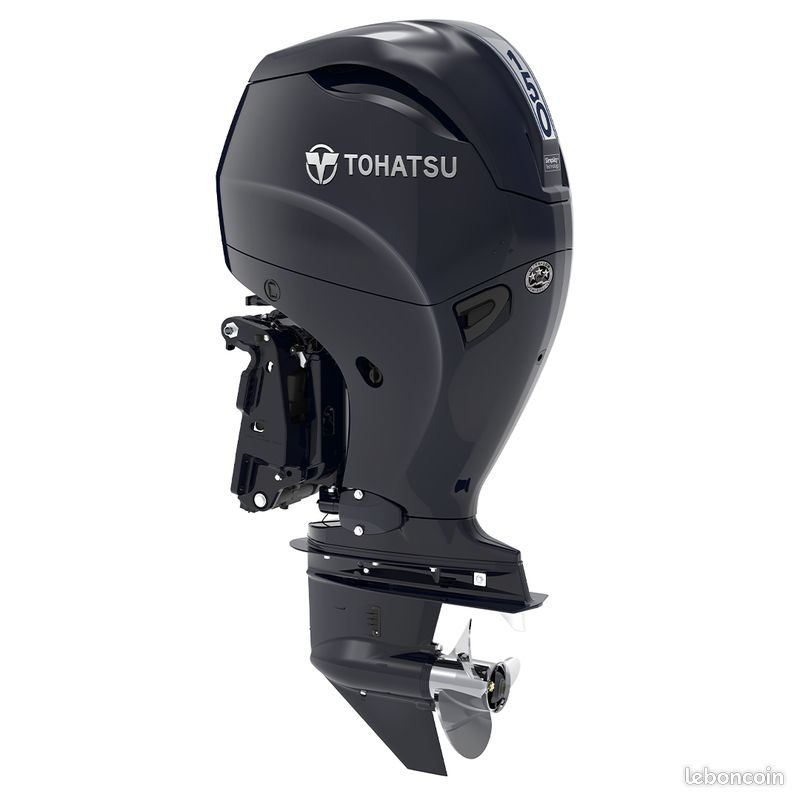 Moteur Tohatsu 50cv commande à distance - Démarrage électrique et Power Trim