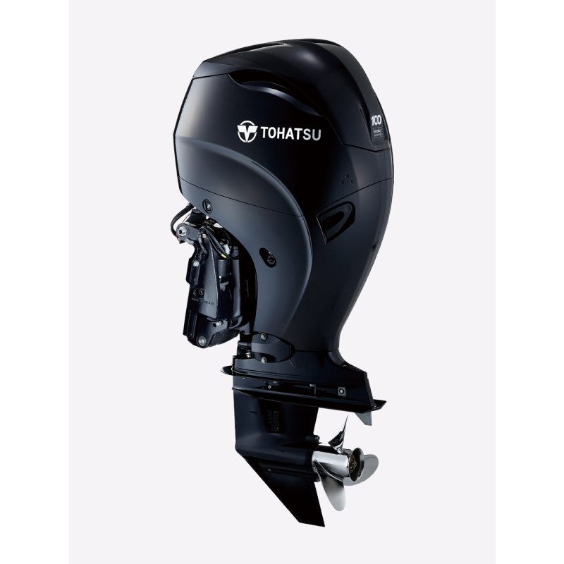 Moteur Tohatsu 50cv commande à distance - Démarrage électrique et Power Trim