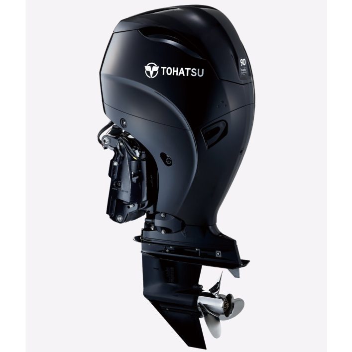 Moteur Tohatsu 50cv commande à distance - Démarrage électrique et Power Trim