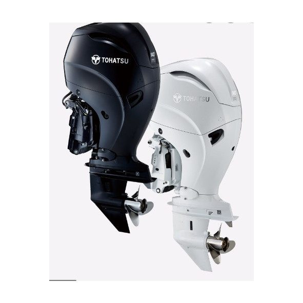 Moteur Tohatsu 50cv commande à distance - Démarrage électrique et Power Trim